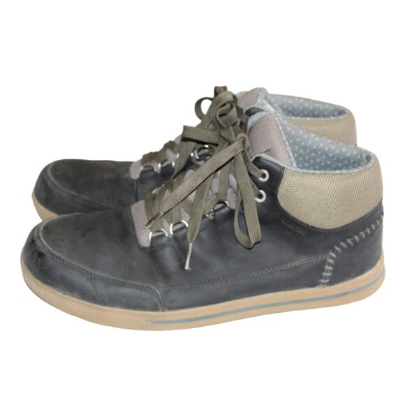 Forsake Phil Mens black leather waterproof chunky sneaker boot Size 8 lace up - Picture 11 of 13